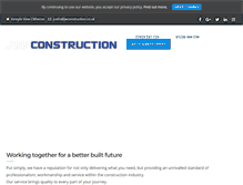 Tablet Screenshot of jwconstruction.co.uk