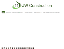Tablet Screenshot of jwconstruction.ie
